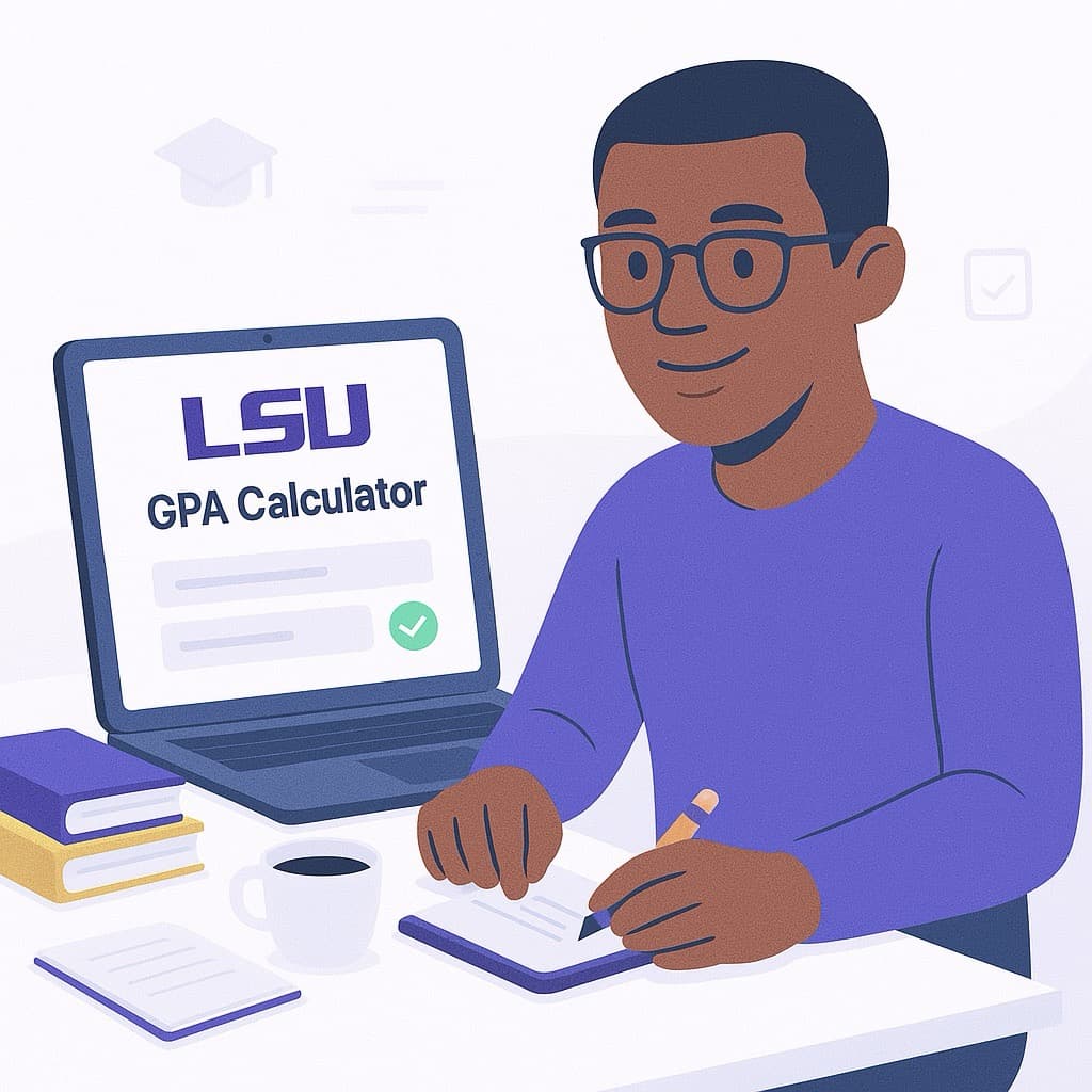 Louisiana State University campus - Memorial Tower and the Parade Ground where Tigers study and track their LSU GPA