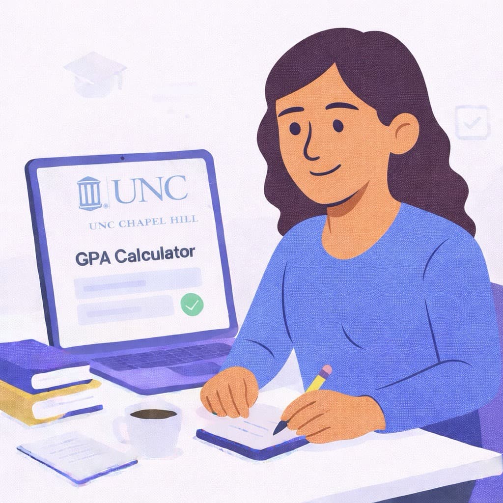 UNC Chapel Hill campus - University of North Carolina GPA Calculator